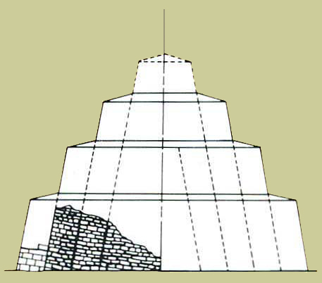 SECÇÃo DA PIRÂMIDE DE EL-AMWAT