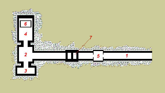 ESQUEMA UM DA PIRÂMIDE DE PEPI II