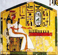 NEFERTARI JOGANDO SENET