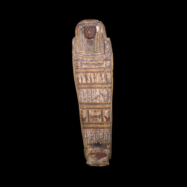 Painted wooden coffin of Bakrenes